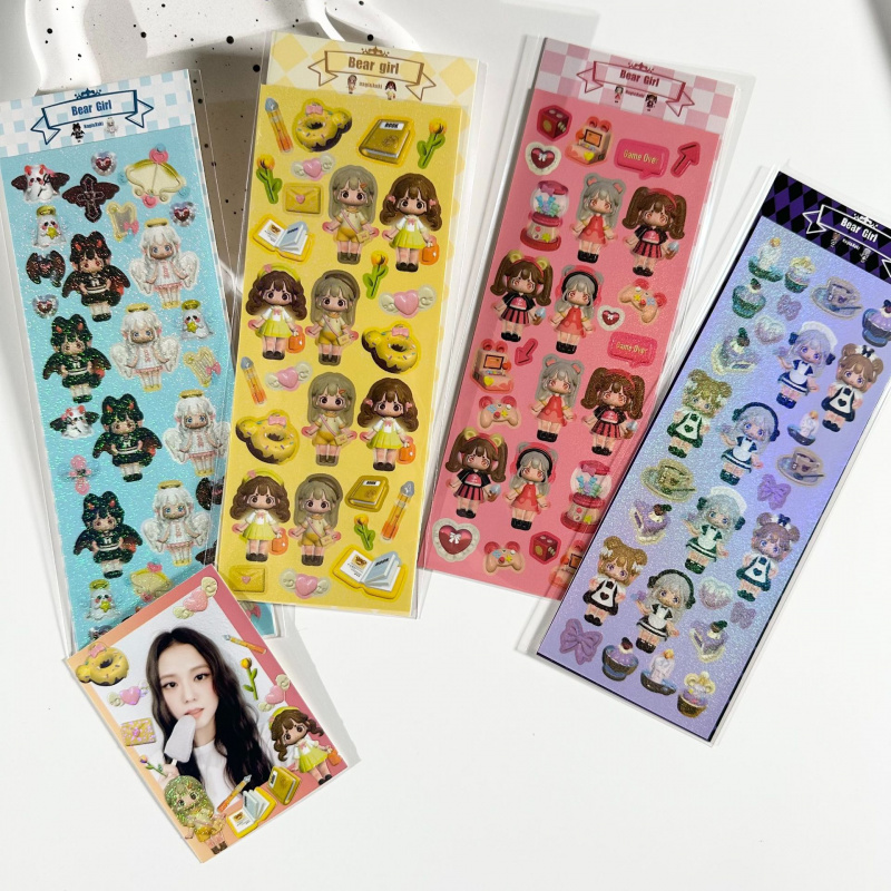 Meal Prep Notebook - Laser Glitter Zoete Leuke Kawaii 3D