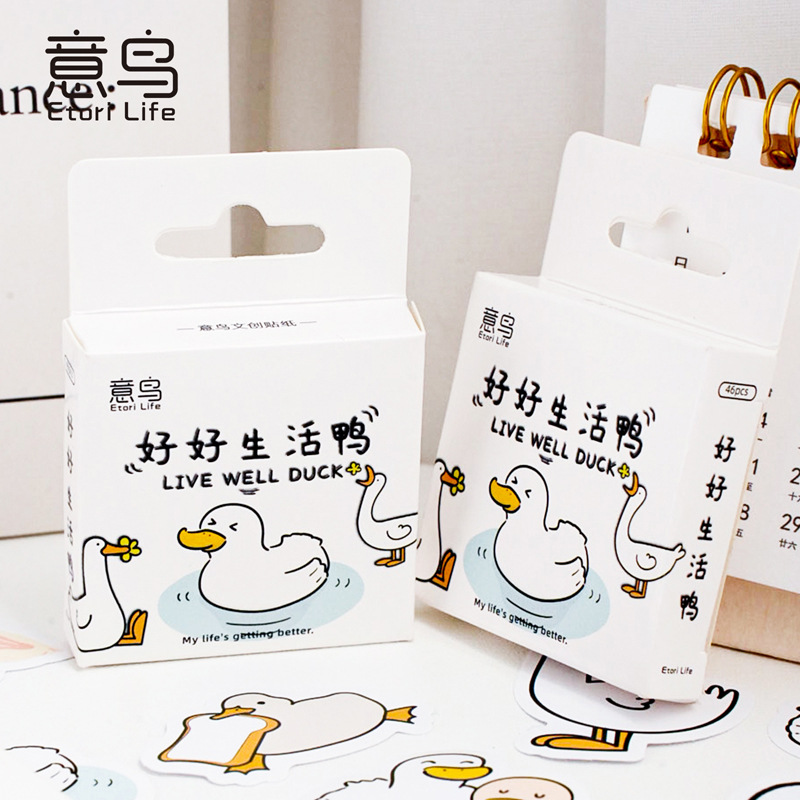 Meal Prep Notebook - Etori Life46pcs/pack Good Life Duck Album