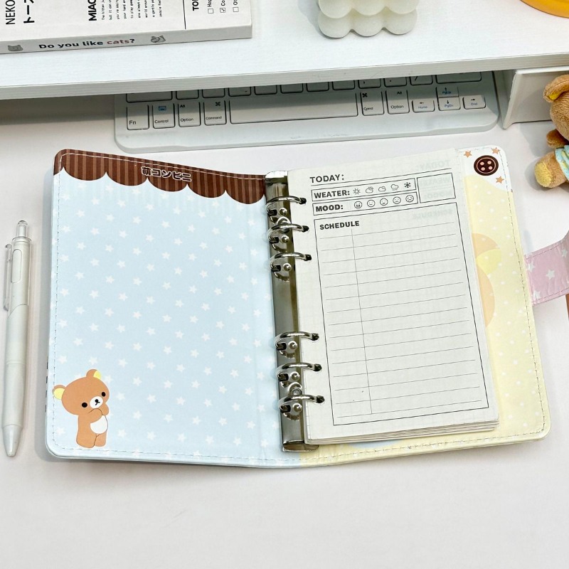 2026 nieuwe Rilakkuma A6 notit - Meal Prep Notebook recensie en prijs