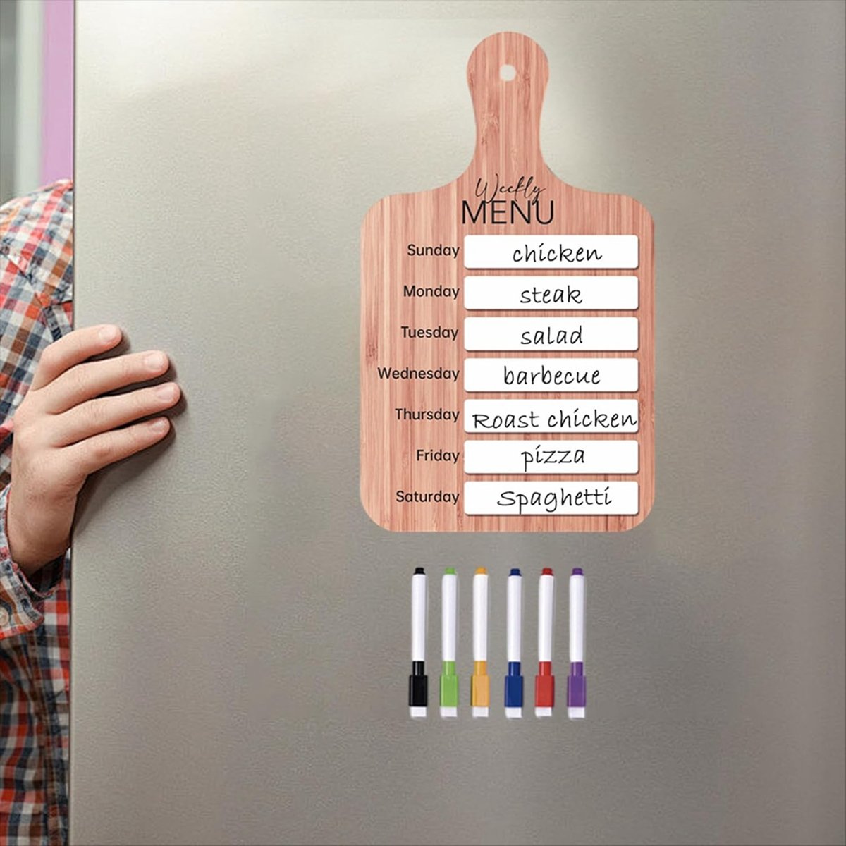 Koelkast Meal Planner voor thu - Meal Prep Weekly recensie en prijs