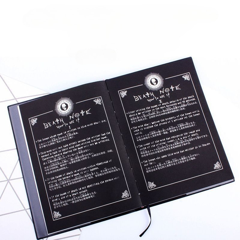 Anime Death Note Notebook Lede - Meal Prep Notebook recensie en prijs