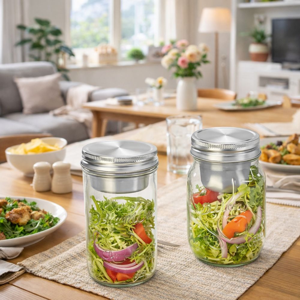 16/24 Oz Salade Glazen Potten  - Meal Prep Weekly recensie en prijs