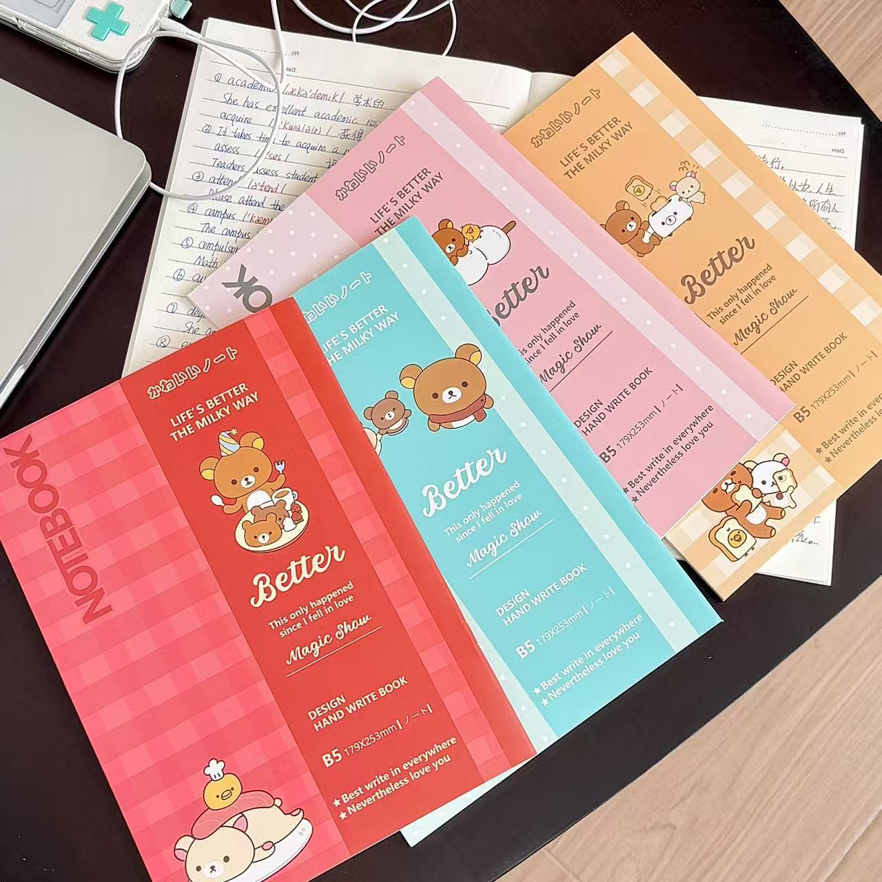 Kawaii Rilakkuma Beer Geliniee - Meal Prep Notebook recensie en prijs