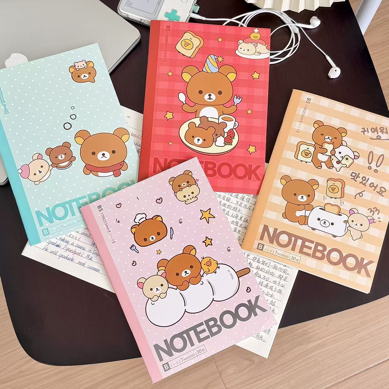 Kawaii Rilakkuma Beer Geliniee - Meal Prep Notebook recensie en prijs